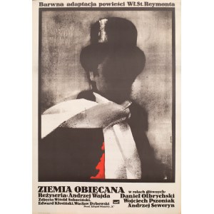 Waldemar Świerzy (1931 Katowice-2013 Warszawa), Plakat filmowy „Ziemia obiecana”, 1975