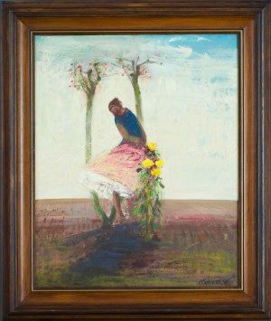 Janusz Lewandowski (1937 Rokicice near Plock-2022 Warsaw), Woman by the tree