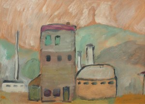 Ryszard Stryjec (1932 Lipniszki near Lida-1997 Gdansk), Landscape, 1960