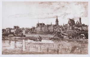 Wojciech Górecki (b. 1959), Panorama of Warsaw 10th-8th century, 2001