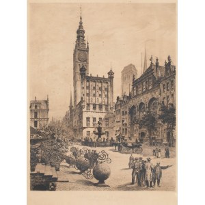 Bernhard Mannfeld (1848 Drezno - 1925 Frankfurt nad Menem), Długi Targ w Gdańsku