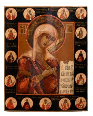 Icon of the Mother of God from the Deesis group, Russia, 19th century.