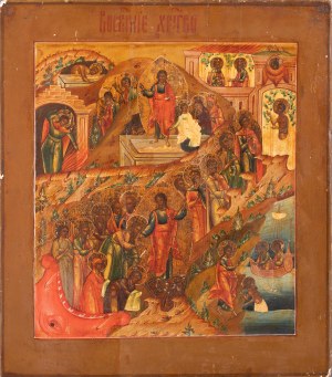 Icon of the Resurrection of Christ, Russia, 19th century.