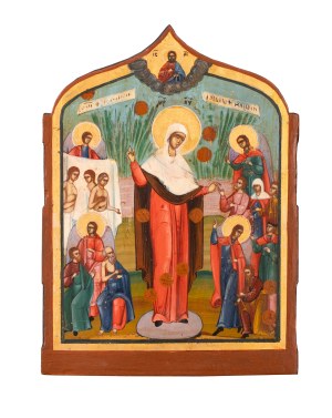 Icon of the Comforter of the Afflicted, Russia, early 20th century.