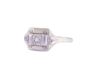 Art deco ring, France