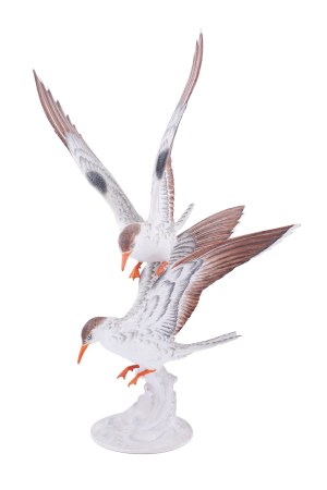 Seagull figure, designed by Hugo Meisel, Rosenthal, 1950s-60s.