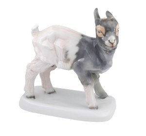 Goat figure, designed by Willy Zügel, Rosenthal, 1930s.