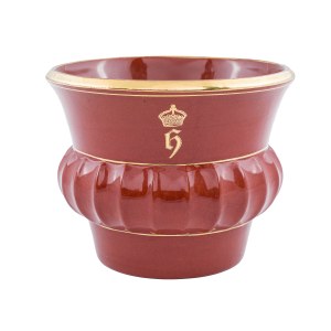 Cache-pot, Królewska Wytwórnia Majoliki w Kadynach, l. 30. XX w.