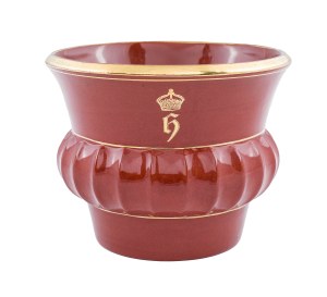 Cache-pot, Royal Majolica Factory in Kadyny, 1930s.