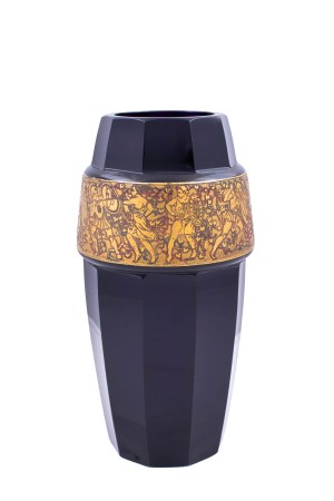 Vase, Moser, Carlsbad, circa 1920.