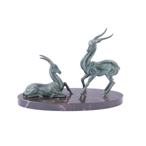 Antelope figure, 1920s-30s.