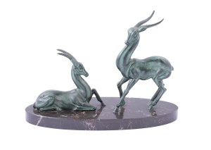 Antelope figure, 1920s-30s.