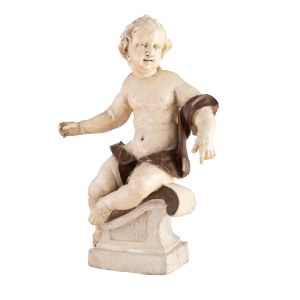 Putto barokowe, Śląsk (?), XVIII w.