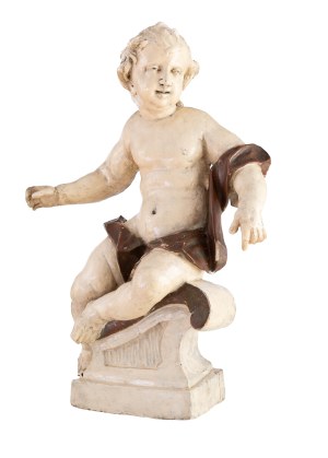 Baroque putto, Silesia (?), 18th century.