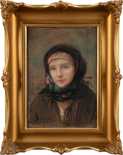 Teodor AXENTOWICZ (1859 - 1938), Hucułka