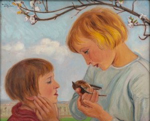 Wlastimil HOFMAN (1881 - 1970), Departure of a friend