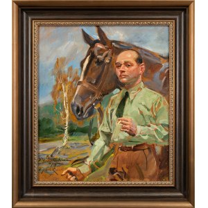 Wojciech KOSSAK (1856 - 1942), Portret mężczyzny, 1940