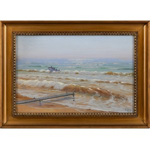 Soter JAXA-MAŁACHOWSKI (1867 - 1952), Powrót na brzeg, 1919