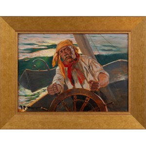 Feliks Michał WYGRZYWALSKI (1875 - 1944), Sternik - autoportret