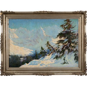 Władysław OSTROWSKI (1878 - 1942), Tatry w śniegu, 1927