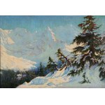 Władysław OSTROWSKI (1878 - 1942), Tatry w śniegu, 1927