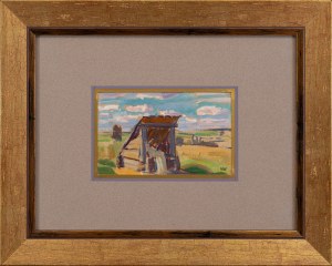Wojciech WEISS (1875 - 1950), A well with a spring among the fields