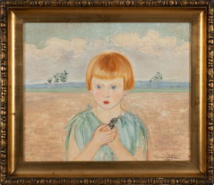 Wlastimil HOFMAN (1881 - 1970), Girl with a Doll, 1930