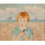 Wlastimil HOFMAN (1881 - 1970), Dziewczynka z laleczką, 1930
