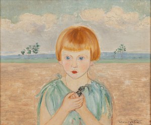 Wlastimil HOFMAN (1881 - 1970), Girl with a Doll, 1930