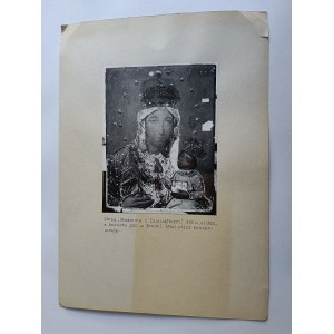 ZDJĘCIE MADONNA Z DZIECKIEM, KOSCIÓŁ PARAFIALNY, BRODNIA, ŁÓDŹ, PĘCZNIEW, PRZED KONSERWACJĄ