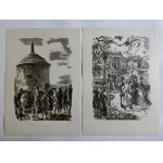 ANTONI UNIECHOWSKI, TEKA STARA WARSZAWA, WYDAWNICTWO SZTUKA 1955 R, 12 ILUSTRACJI, KOMPLETNA