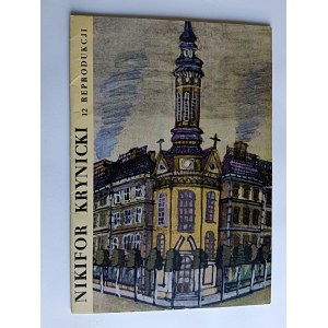 JERZY MADEYSKI, TEKA NIKIFOR KRYNICKI, 12 REPRODUKCJI, WYDAWNICTWO ARTYSTYCZNO-GRAFICZNE KRAKÓW 1970 R