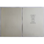 GUNTER DREBUSCH, TEKA GRAFIKI, 7 SZTUK, WIERSZE W JĘZYKU POLSKIM I JĘZYKU NIEMIECKIM, WYDAWNICTWO SPOŁCZENY KOMITET ODNOWY ZABYTKÓW KRAKOWA 1988 R