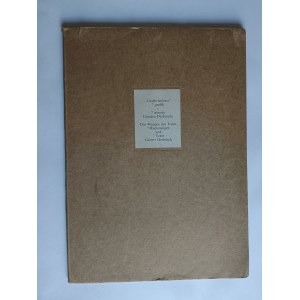 GUNTER DREBUSCH, TEKA GRAFIKI, 7 SZTUK, WIERSZE W JĘZYKU POLSKIM I JĘZYKU NIEMIECKIM, WYDAWNICTWO SPOŁCZENY KOMITET ODNOWY ZABYTKÓW KRAKOWA 1988 R