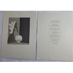 GUNTER DREBUSCH, TEKA GRAFIKI, 7 SZTUK, WIERSZE W JĘZYKU POLSKIM I JĘZYKU NIEMIECKIM, WYDAWNICTWO SPOŁCZENY KOMITET ODNOWY ZABYTKÓW KRAKOWA 1988 R