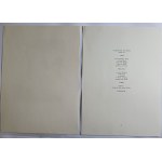 GUNTER DREBUSCH, TEKA GRAFIKI, 7 SZTUK, WIERSZE W JĘZYKU POLSKIM I JĘZYKU NIEMIECKIM, WYDAWNICTWO SPOŁCZENY KOMITET ODNOWY ZABYTKÓW KRAKOWA 1988 R