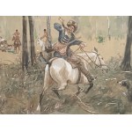 Kajetan Koźmiński, Polowanie