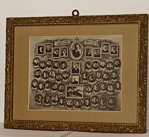 P. BIRENBAUM, Abiturients of the State Gymnasium in Nisk 1935-1945, NISKO, Rozwadów, Photographer P. BIRENBAUM , Rozwadów n/s