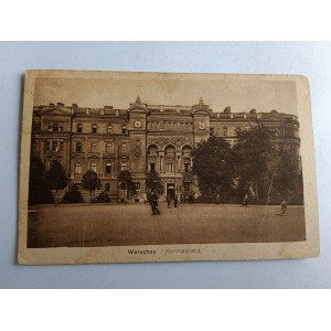 WARSZAWA WARSCHAU KOMMANDANTUR, STEMPEL 1917 R