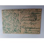 WARSZAWA WARSCHAU KOMMANDANTUR, STEMPEL 1917 R