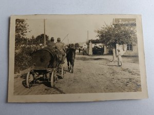 PHOTO BY Wrought-iron UKRAINE Ivano-Frankivsk Oblast 1916, SOLDIERS, VILLAGE, Cattle, HORSES