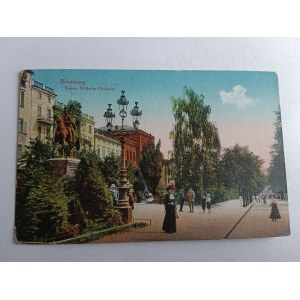 BYDGOSZCZ BROMBERG, POMNIK, KAISER WILHELM DENKMAL STEMPEL 1916 R