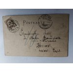 KUDOWA ZDRÓJ BAD CUDOWA, DŁUGI ADRES 1900 R, STEMPEL ZNACZEK
