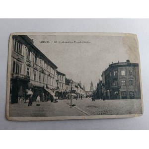 LUBLIN ULICA KRAKOWSKIE PRZEDMIEŚCIE 1915 R
