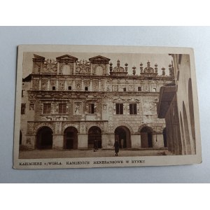 KAZIMIERZ NAD WISŁĄ KAMIENICE RENESANSOWE W RYNKU, FOT MYSTKOWSKI