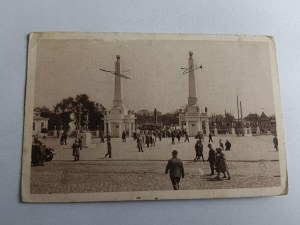 POZNAŃ GENERAL NATIONAL EXHIBITION EASTERN VIEW OF THE ENTRANCE FROM THE STATION BRIDGE 1929