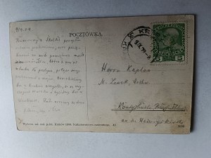 KRAKOW ST. STANISLAWA POND ON THE ROCK, STAMP 1909