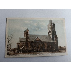 INOWROCŁAW KOŚCIÓŁ M BOSKIEJ PO KATASTROFIE W W PIĄTEK DN 9 KWIETNIA 1909 R, WYD MĘCLEWSKI