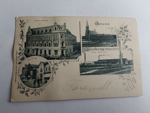 BOGUMIN ODERBERG LONG ADDRESS, STAMP KRAKOW, KRAKAU 1899
