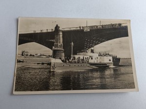 WARSAW SHIP MOST PONIATOWSKIEGO, STAMP, STAMP, 1954